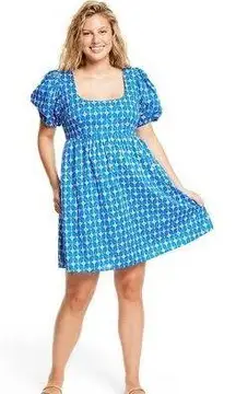 Rhode For Target NWOT Rhode x Target Blue Women's Eyelet Mini Dress Size XL