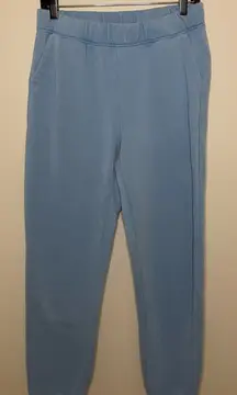 Yogalicious Fleece Lined Joggers, Blue, Size S, EUC