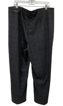 Jones New York JNY Plaid Career Pants Stretch‎ Pull On Comfort 2X
