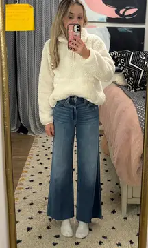 Target White Fleece Hoodie