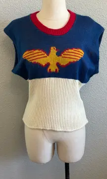 Vintage Parkley‎ Knit Falcon Sweater Vest Size Medium/Large