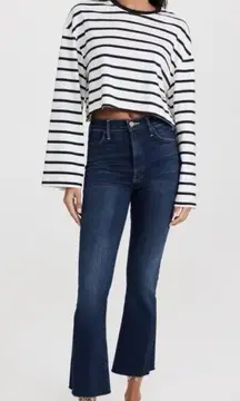 Mother Jeans women's The Hustler Ankle Fray jeans Home Movies size 24