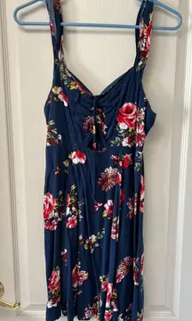 Blue Floral Sundress