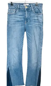 Frame Le Pixie Crop Mini Boot Jeans Petite SZ 25