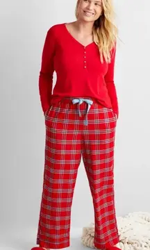 Brand New State of Day Women's Size 2XL XXL Red Plaid Pajama Lounge Pants