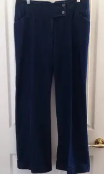 FINAL MARKDOWN Ladies' Cato Dark Wash Cuffed Jeans w/V-Back 12