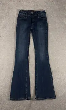 kimes ranch chloe jeans 000/32dark Wash Low Rise Boot Cut Flare