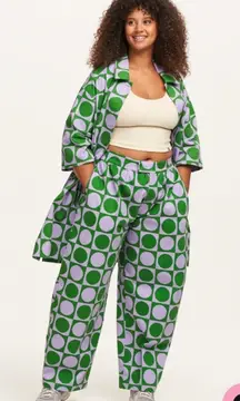 NWT Lucy & Yak Beau Trousers In Rhapsody Print Size 26R