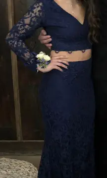 Two Piece Prom Dress