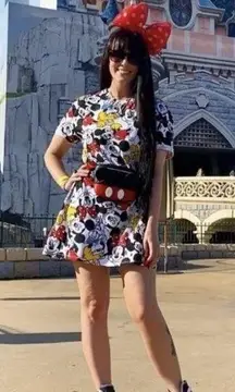 ZARA  Blogger Favorite Disney Mickey Mouse Dress