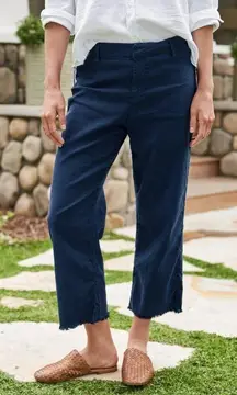 KINSALE Navy, Italian Performance Linen Frank & Eileen Size 8