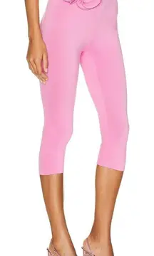 MAGDA BUTRYM Flower Legging in Pink 38 New Womens Spandex Shorts