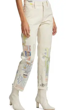 MOTHER Scrapper Cuff Fray Ankle Jeans