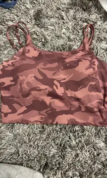 Pink Camo Athletic Top