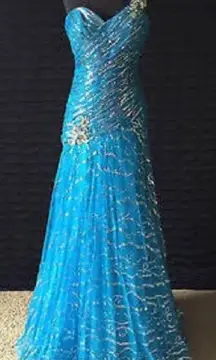 Peacock Prom Dress