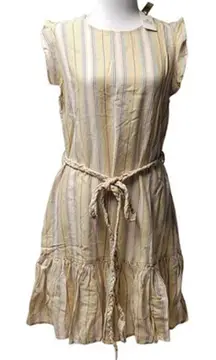 NWT‎ Marine Layer Laney Mini Dress Beachy Stripe V2 Twee Cottage Core Cruise - M