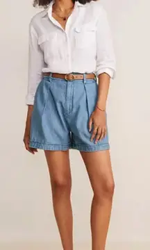 Vineyard Vines Chambray Pleated Shorts