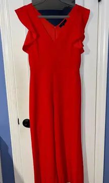 Rachel Zoe Red Jumpsuit