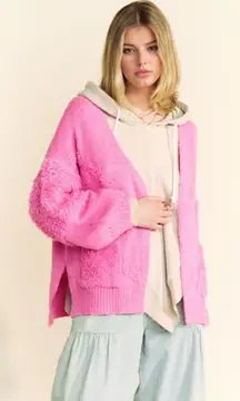 nwt Davi & Dani Side Slit Open Front Long Sleeve‎ Cardigan