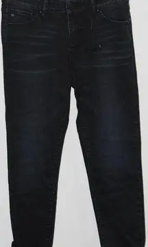 Womens Dear John Blue Denim Casual Cropped Skinny Jeans Pants Size 27 Size 4 NWT