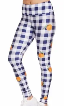 𝅺nwt Goldsheep citrus gingham leggings sz xs