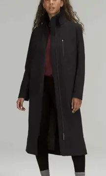Lululemon repel shell fleece lined long jacket 🔥🔥🔥