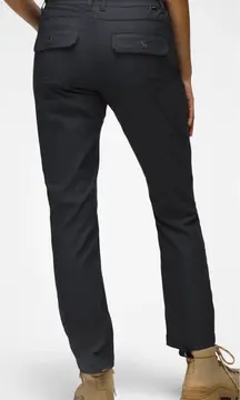Prana Halle Straight Pants Black Straight Fit‎ Nylon Elastane Women NO SIZE TAG
