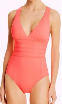 La Blanca coral swimsuit. Size 16. NWT
