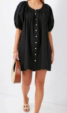 Tuckernuck Pomander Place 100% Cotton Black Cassia Mini Dress Size XXL