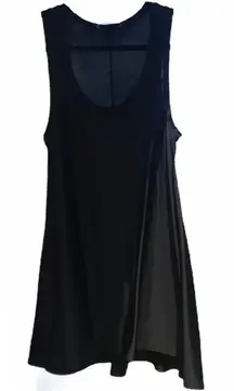 Alice and Olivia Trapeze Mini Dress XS Black flowy loose Alice & Olivia