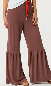 Peace Love World Lounge Pants Bell Bottoms Drawstring Casual‎ Comfy XXSP