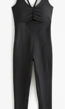 YPB Your Personal Best sculptLUX Black Ruched Cutout Tank Bodysuit Jumpsuit XXL