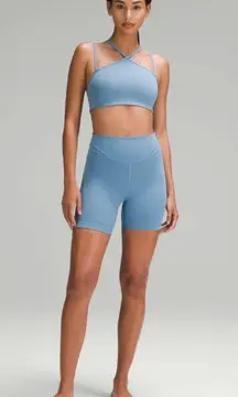 Lululemon utility blue align shorts 6”