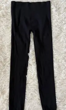 SPANX M/M Medium Black Seamless High Waist Activewear‎ Leggings Pants