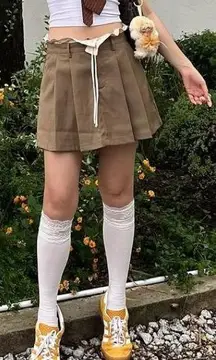 Pazzo mini skirt khaki