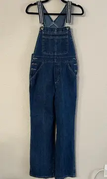 Canyon River Blues Dark Wash Carpenter Relaxed Straight Overalls size small