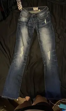 straight leg jeans