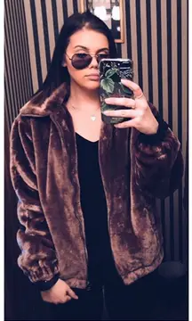 Faux Fur Teddy Coat