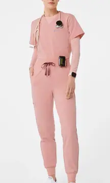 zamora high waisted jogger scrub pant