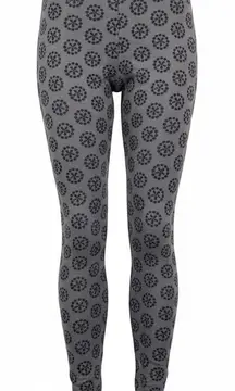 Johnny Was Ayla Gray Eyelet Lace Scalloped Hem Pants Size XS