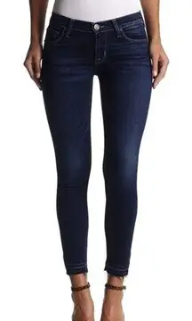 Hudson Krista Low Rise Skinny Raw Hem Ankle Jean