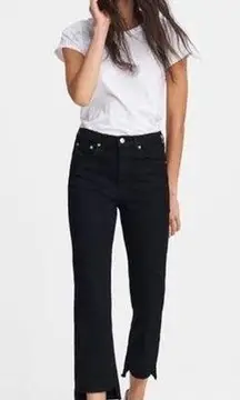 Rag & Bone Nina High-Rise Stove Pipe Cropped Jeans Size 31