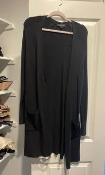 Black Ann Taylor Cardigan Sweater
