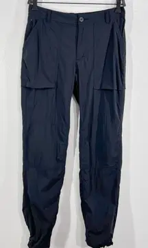 REI Co-op Womens 4 Black Nylon Cargo Jogger Hiking Outdoor Pants Outdoors Travel