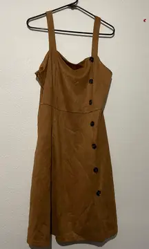 Allegra K Brown Short Dress