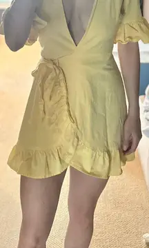 Yellow Mini Dress