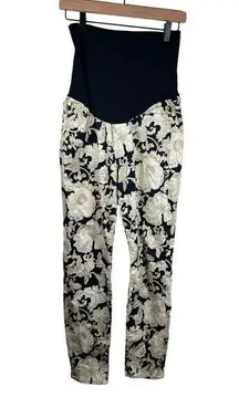 A Pea in the Pod  For All Mankind‎ Maternity Skinny Jeans Floral Size 29 Cotton