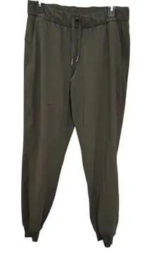Lululemon On The Fly Jogger Women 8 Olive Green Performance Jogger Pants #IJ6-8