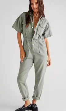 Marci Coverall Denim Jumpsuit