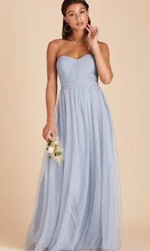 BIRDY GREY - CHRISTINA CONVERTIBLE DRESS - TULLE DUSTY BLUE